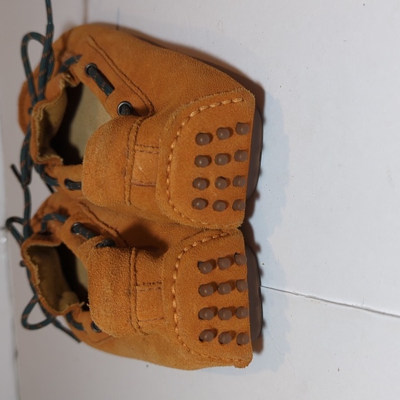 Cole Haan mens driving moccasin slip on orange size 7.5 - Picture 4 of 11